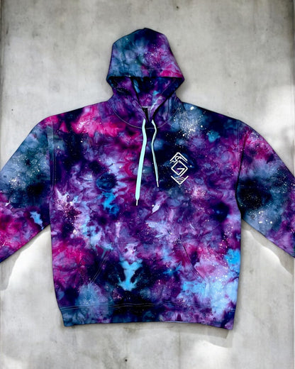 “God Is Greater Than The Highs & Lows” Galaxy Handmade Tie Dye Hoodie