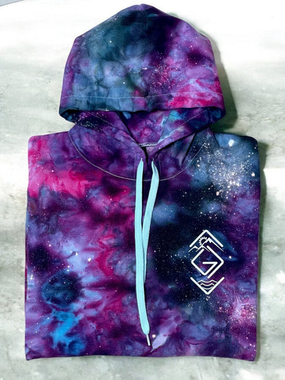 “God Is Greater Than The Highs & Lows” Galaxy Handmade Tie Dye Hoodie