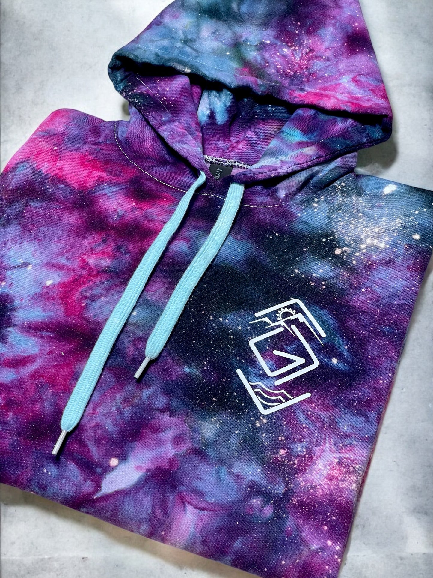 “God Is Greater Than The Highs & Lows” Galaxy Handmade Tie Dye Hoodie