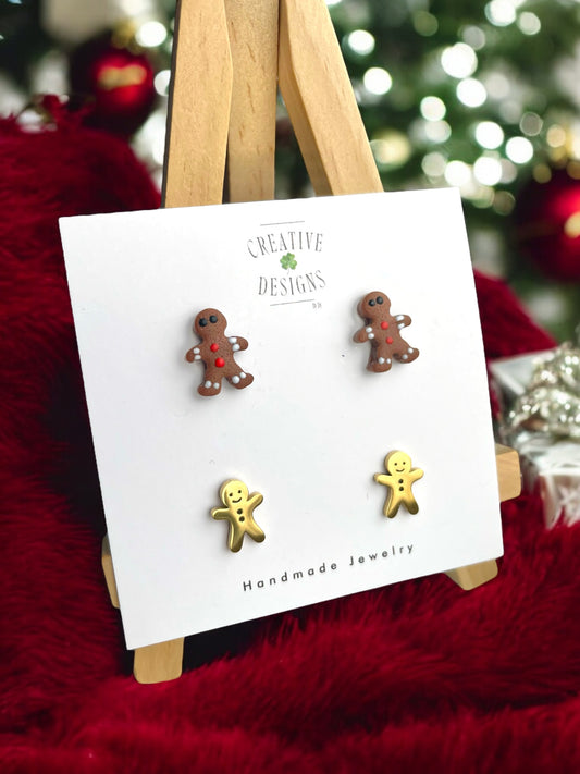 Gingerbread Man Stud Pack