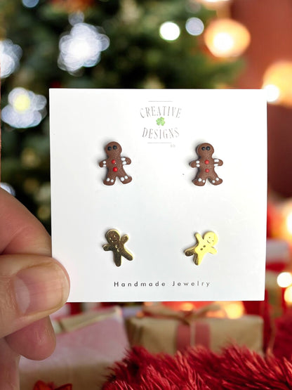 Gingerbread Man Stud Pack