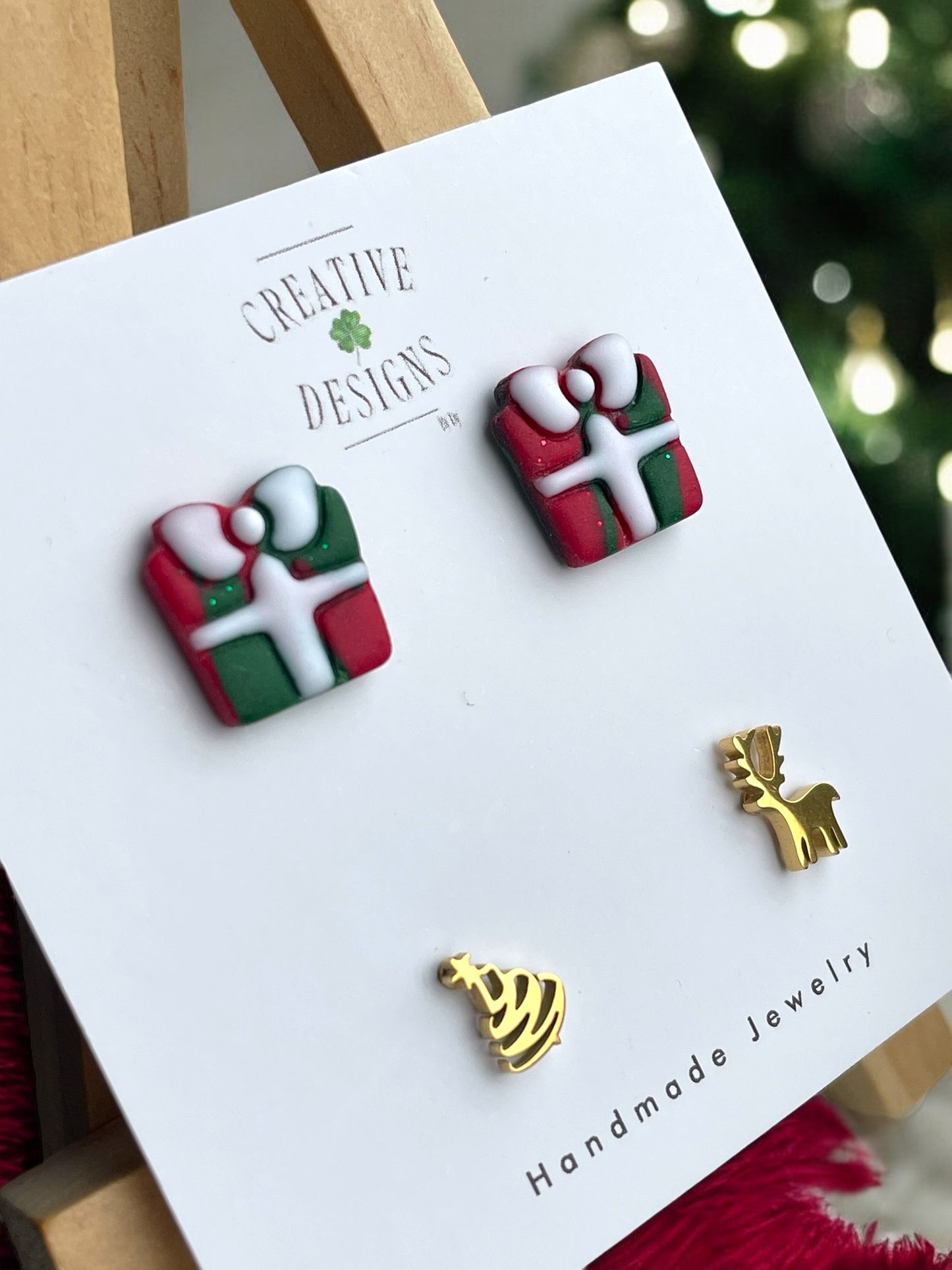 Present & Reindeer/Tree Stud Pack