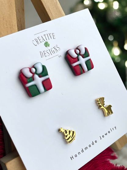 Present & Reindeer/Tree Stud Pack