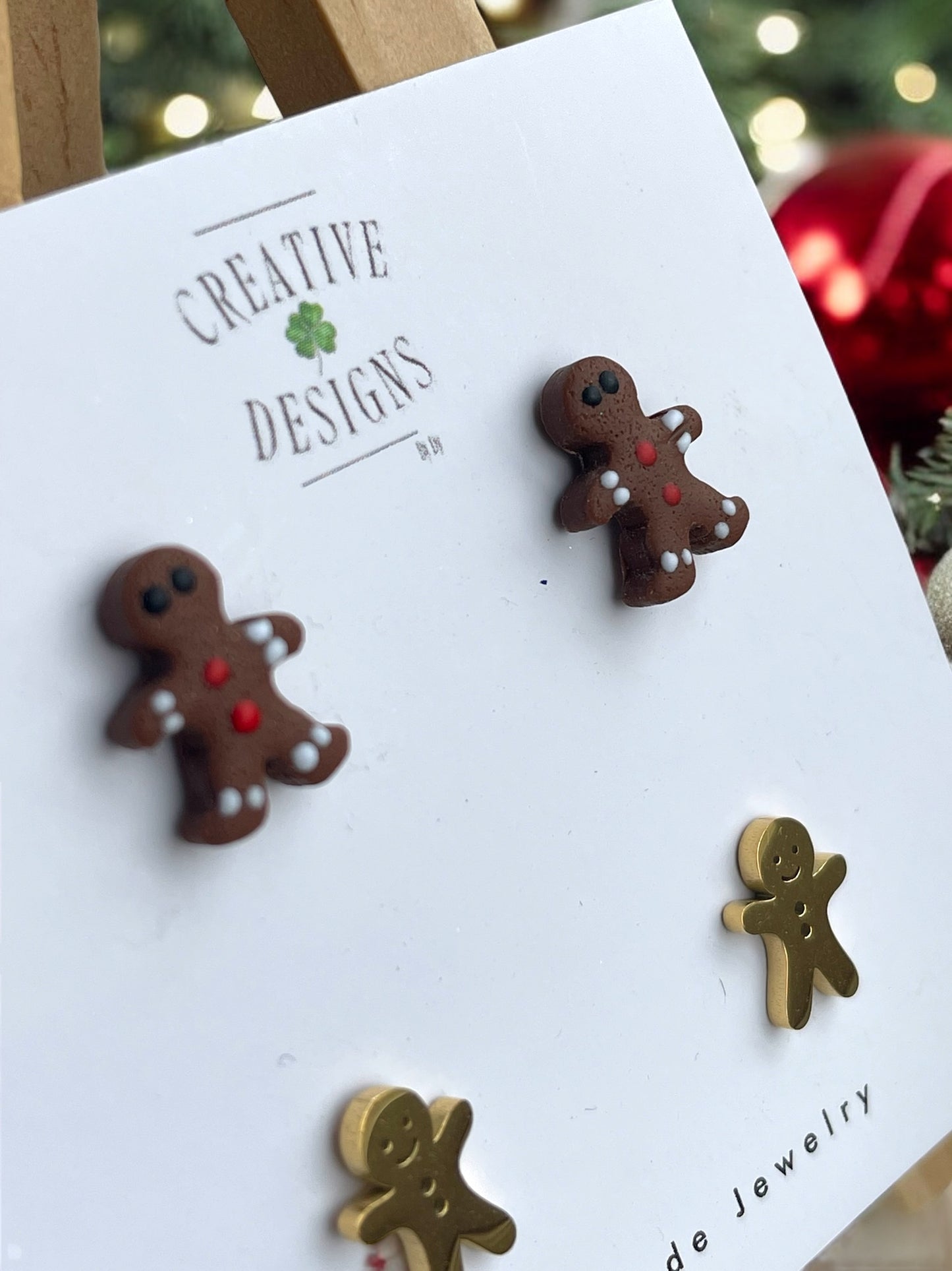 Gingerbread Man Stud Pack