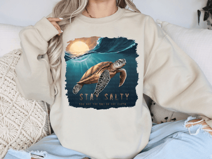 Stay Salty Turtle Sweatshirt